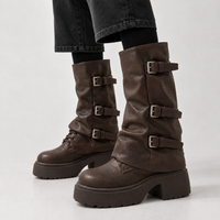 Bampton Convertible Boots - Brown