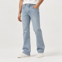 Auchendinny Flared Jeans - Light Blue