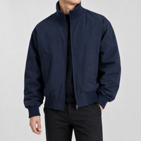 Vaughn Bomber Jacket - Navy Blue
