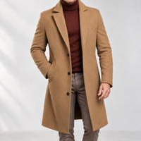 Delph Tailored Overcoat - Khaki