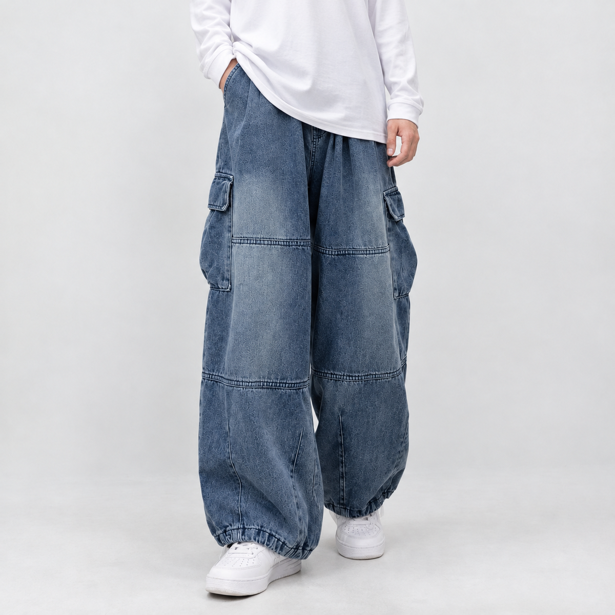 Aislaby Wide Leg Pants - Blue