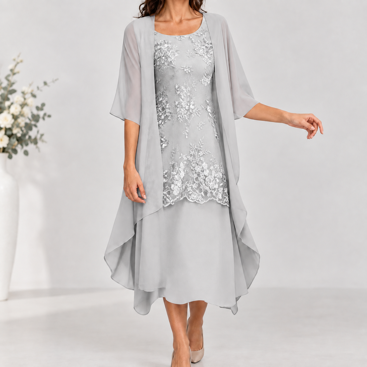 Rydal Lace Set - Gray