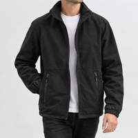 Buckland Stand Collar Jacket - Black