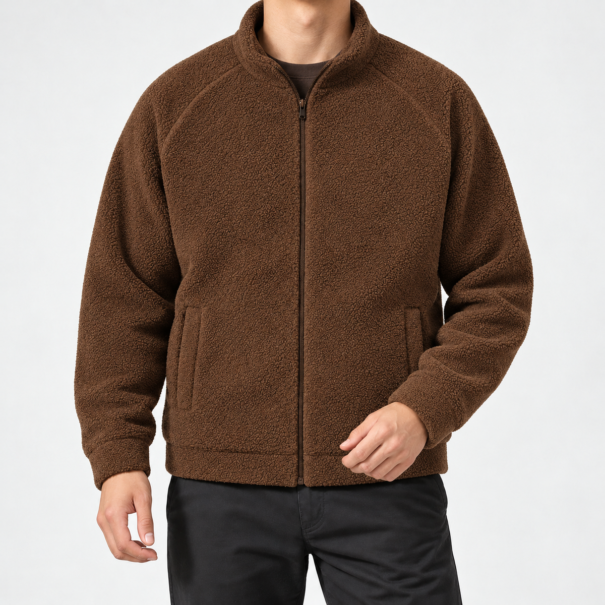Goswick Fleece Jacket - Brown