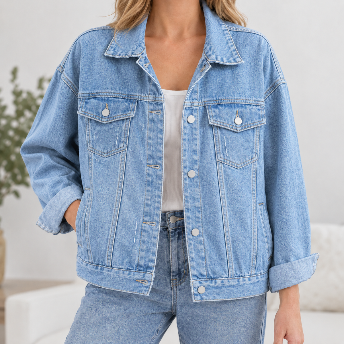 Ashley Denim Jacket - Light Denim