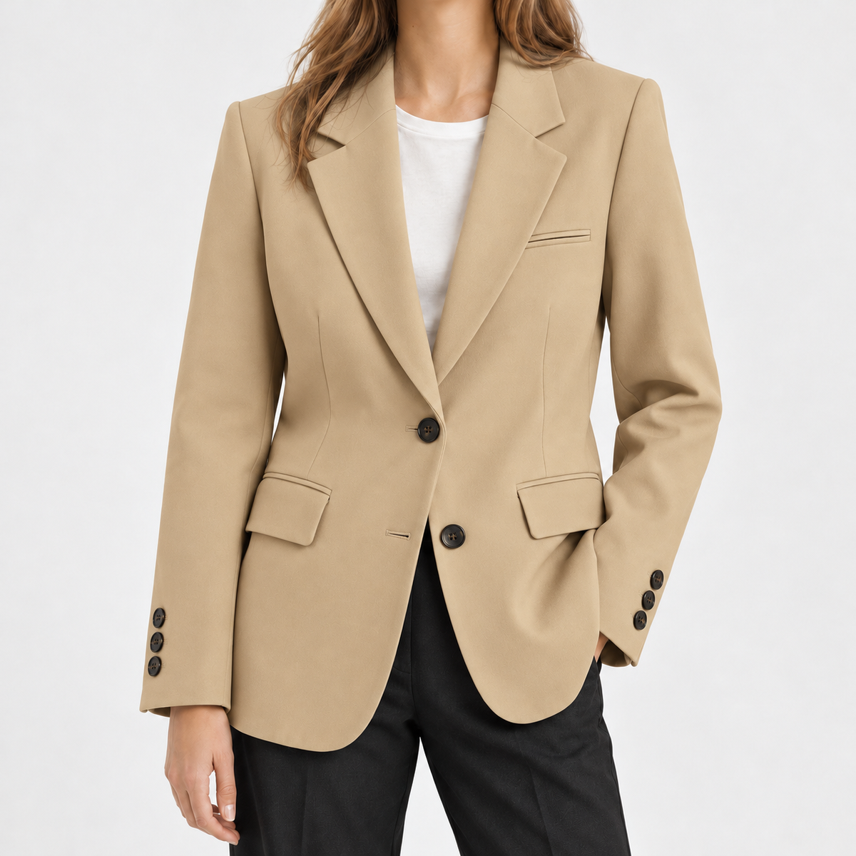 Ravenscar Tailored Blazer - Camel