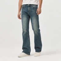 Auchendinny Flared Jeans - Vintage Blue