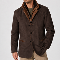 Kildale Layered Collar Jacket - Coffee