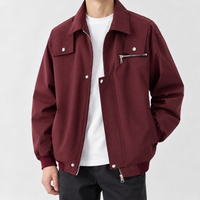 Winchcombe Utility Jacket - Burgundy