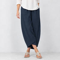 Lavenham Tulip Hem Pants - Dark Blue