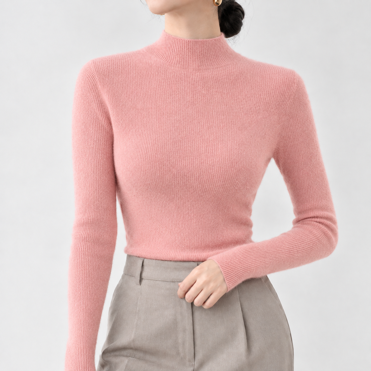 Litmarsh Wool Sweater - Pink