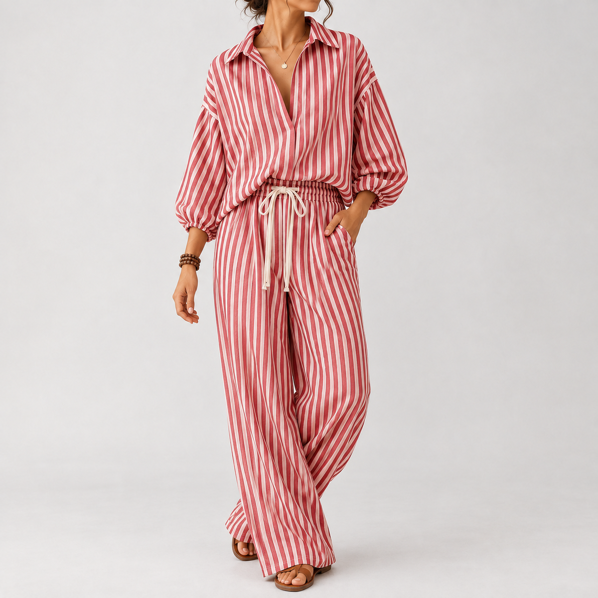Lynmouth Relaxed Set - Red