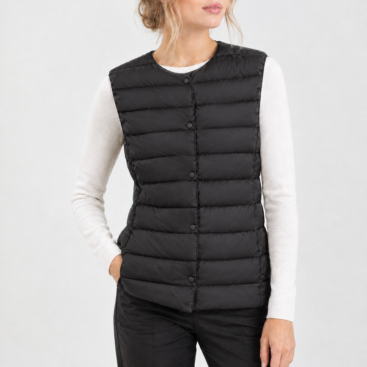 Duntisbourne Cashmere Vest - Black