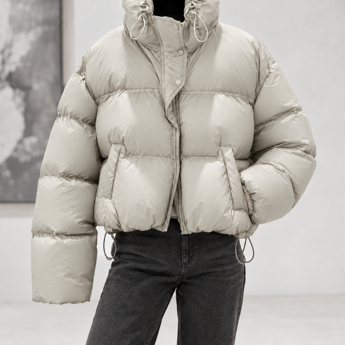 Barlings Hooded Jacket - Off White
