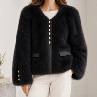 Barbon Plush Jacket - Black