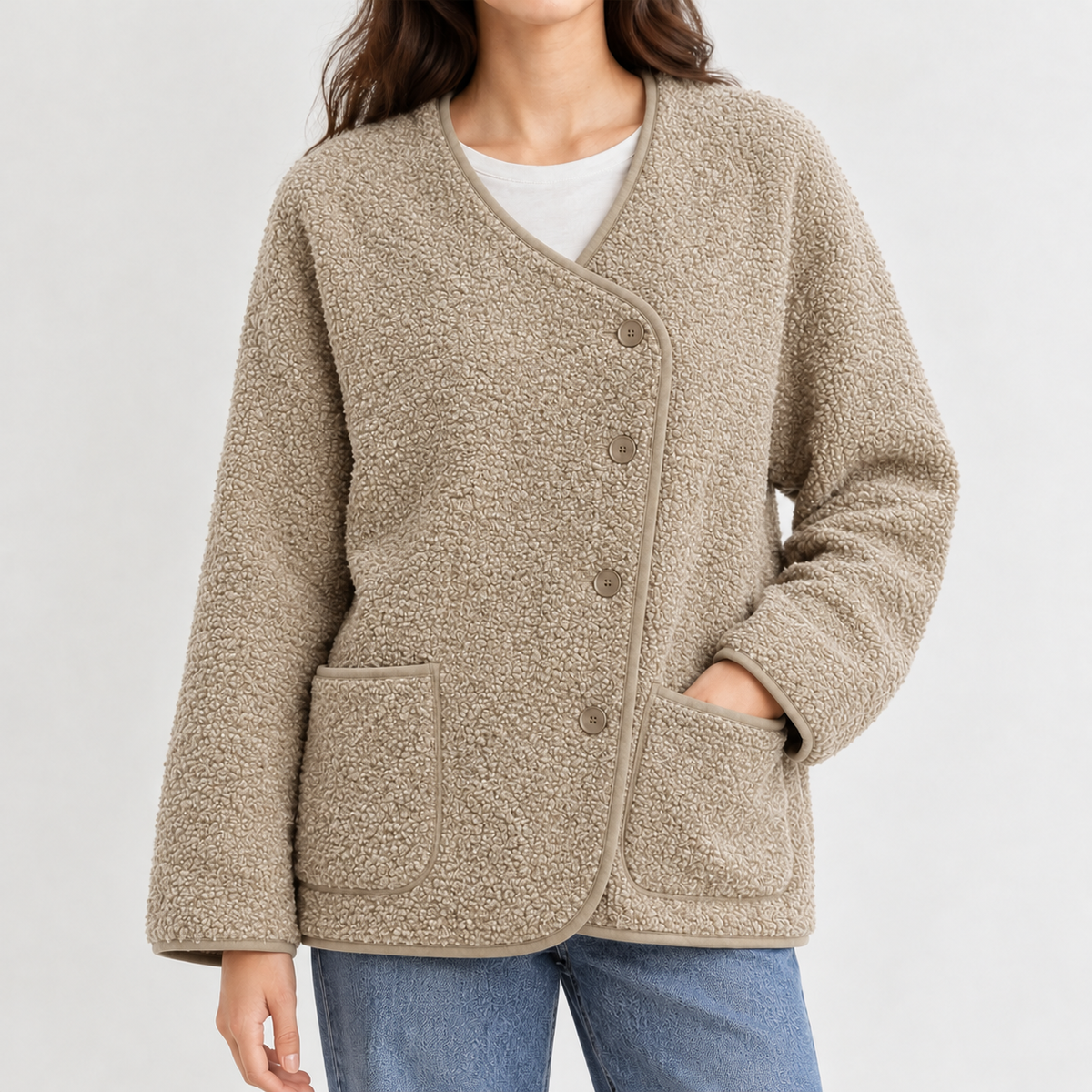 Chulmleigh Fleece Jacket - Camel