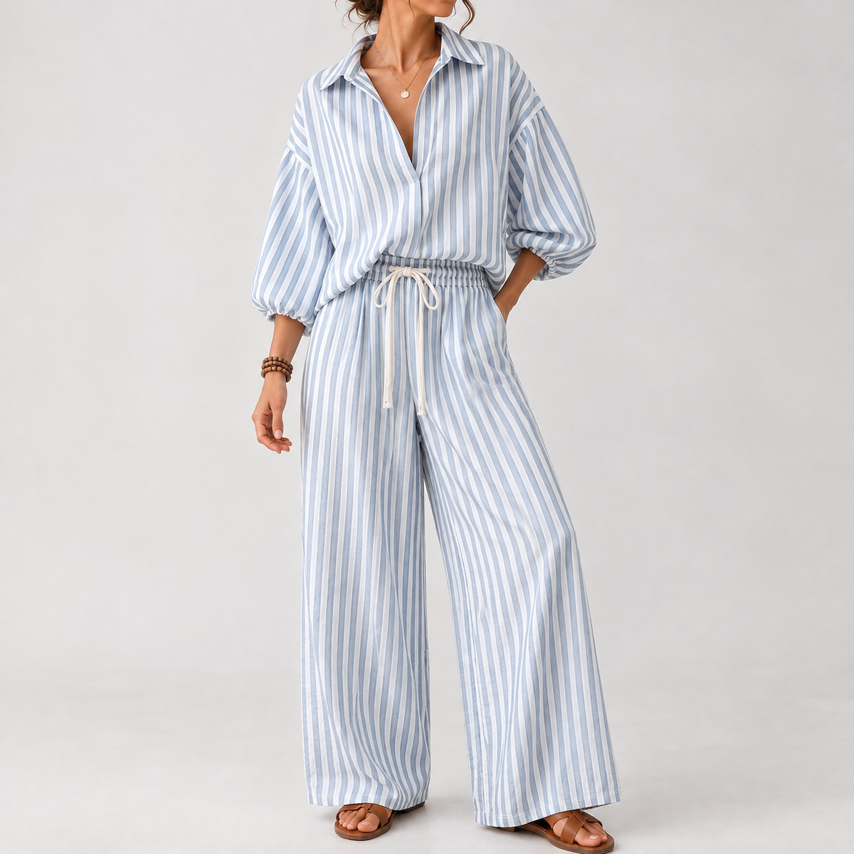 Lynmouth Relaxed Set - Light Blue