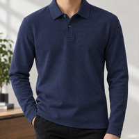 Cerne Cotton Polo - Navy Blue