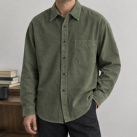 Postbridge Relaxed Shirt - Army Green
