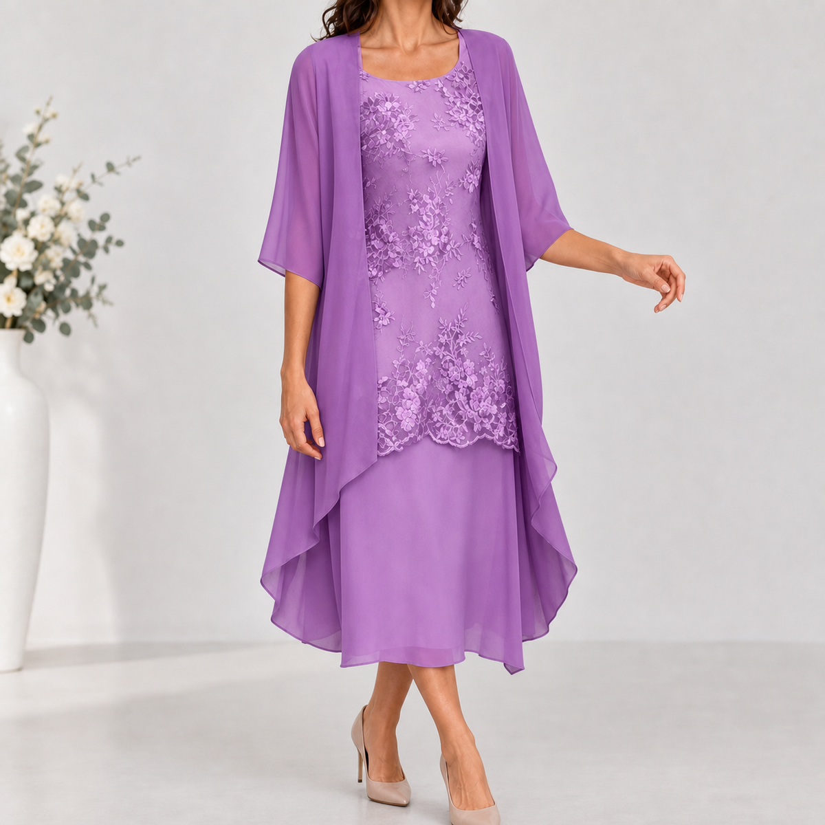 Rydal Lace Set - Purple