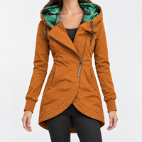 Ireby Hooded Jacket - Ginger Yellow