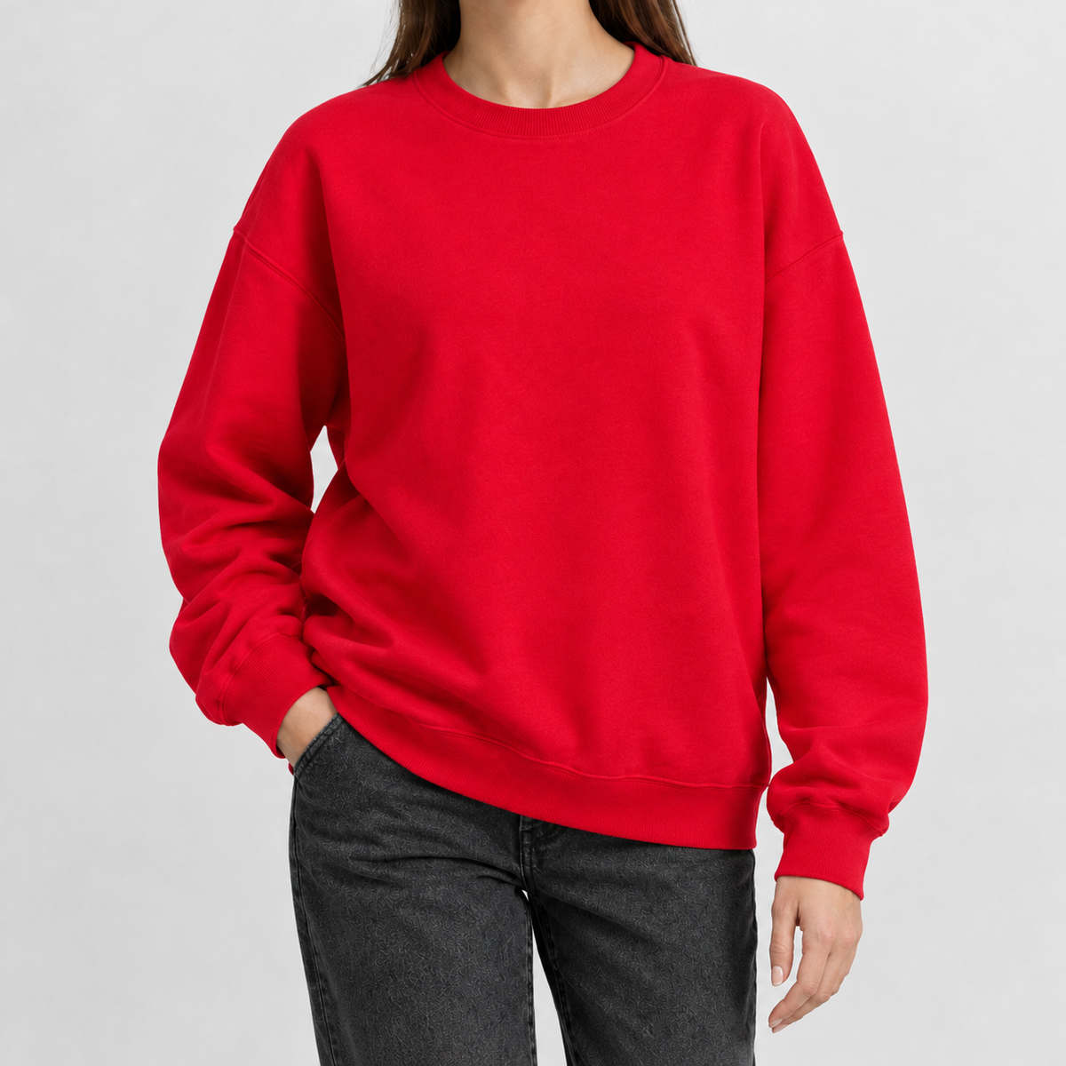 Ashburton Relaxed Sweatshirt - Red