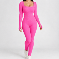 Beesby Square Neck Jumpsuit - Rose