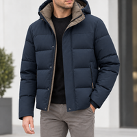 Romano Padded Jacket - Navy Blue