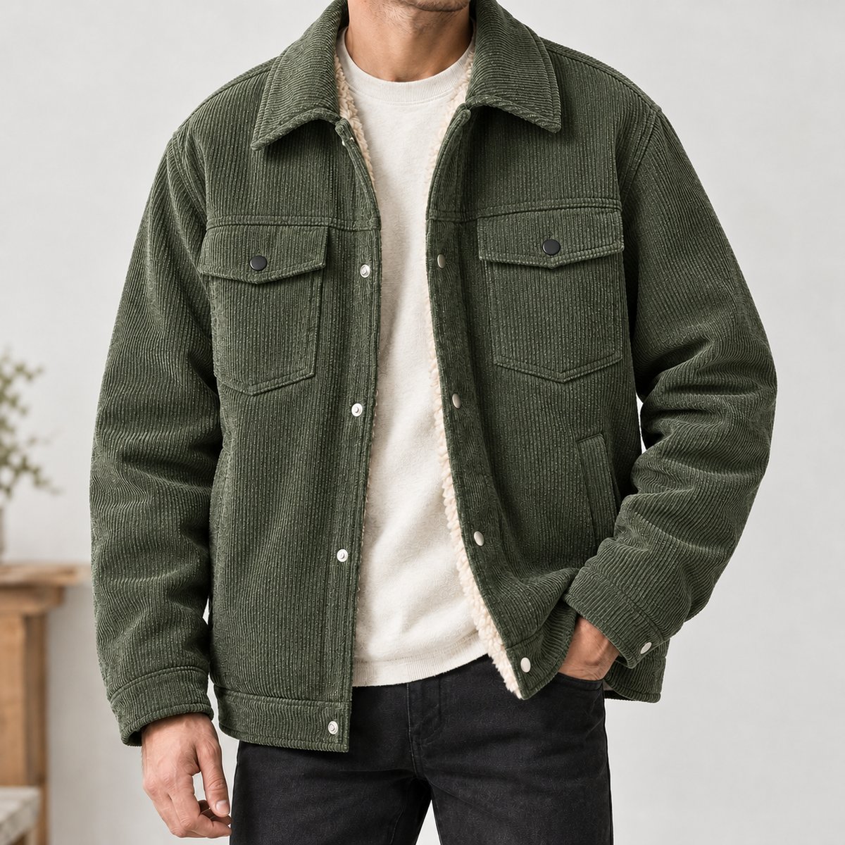 Bishopdale Corduroy Jacket - Green