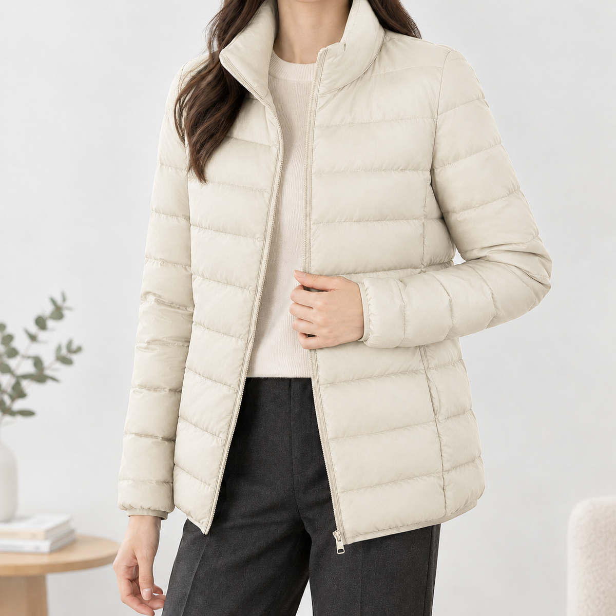 Asterton Cashmere Jacket - Off White