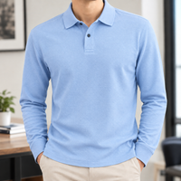 Hudson Cotton Polo - Light Blue