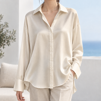 Winskill Satin Shirt - Champagne
