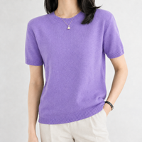 Youlgreave Crewneck Top - Purple