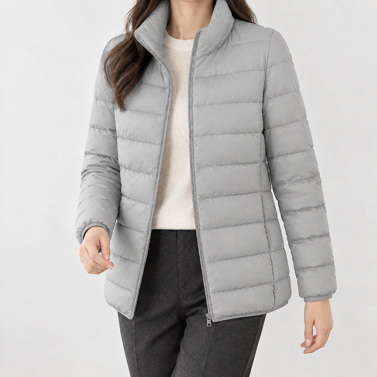 Asterton Cashmere Jacket - Light Gray