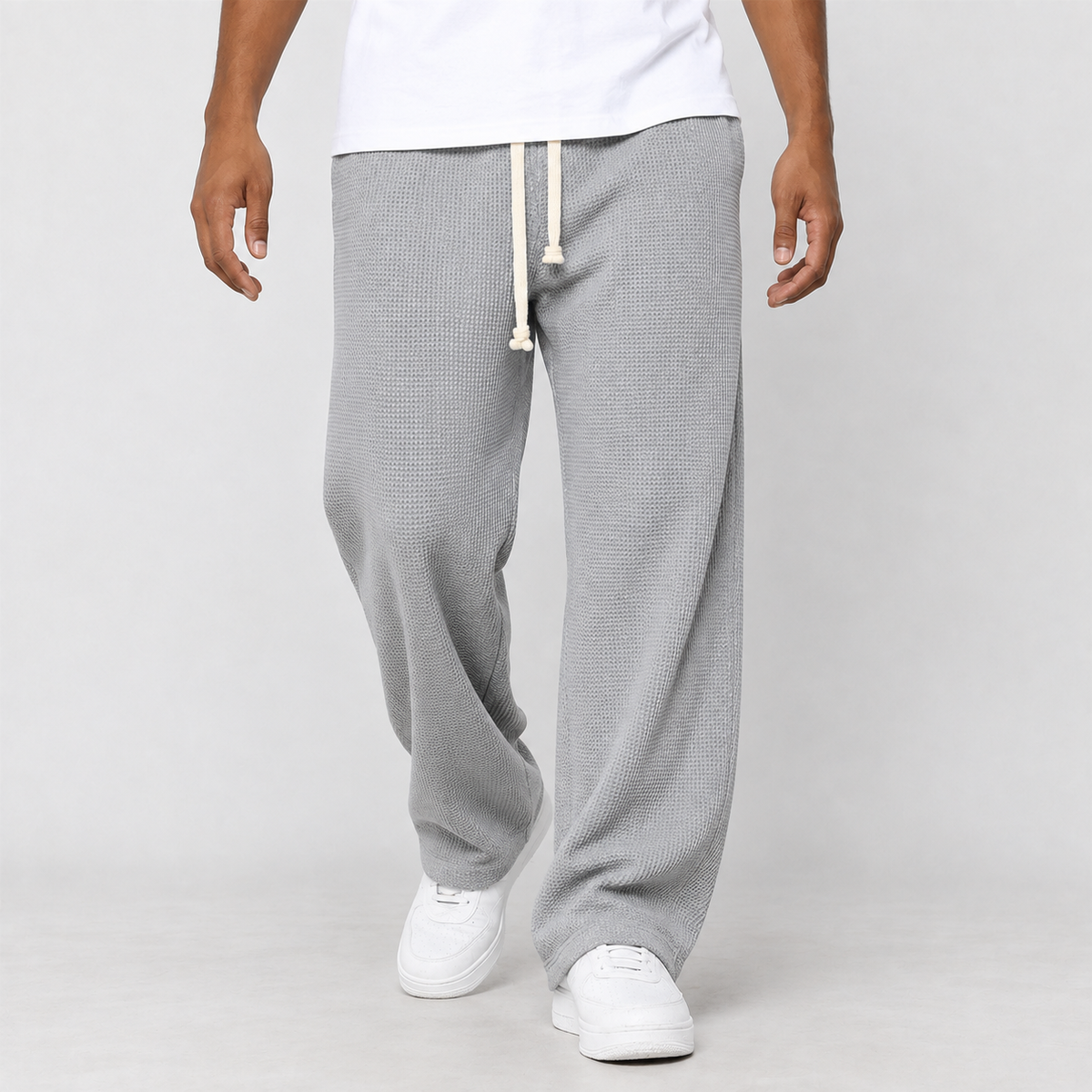 Bowscale Wide Leg Pants - Gray
