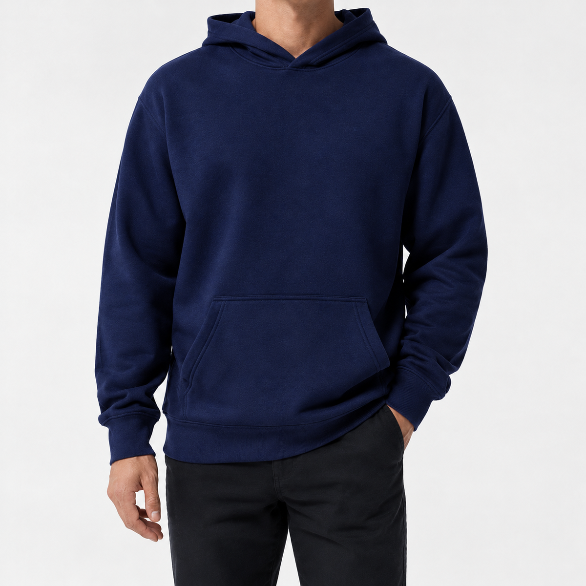 Ullswater Classic Pullover Hoodie - Navy Blue