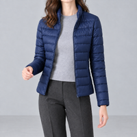 Otterburn Quilted Jacket - Navy Blue