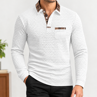 Portloe Textured Polo - White