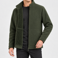 Ainstable Stand Collar Jacket - Army Green