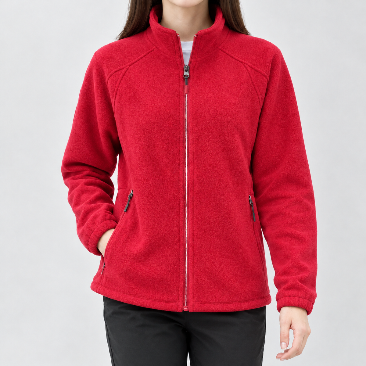 Biddlestone Fleece Jacket - Red