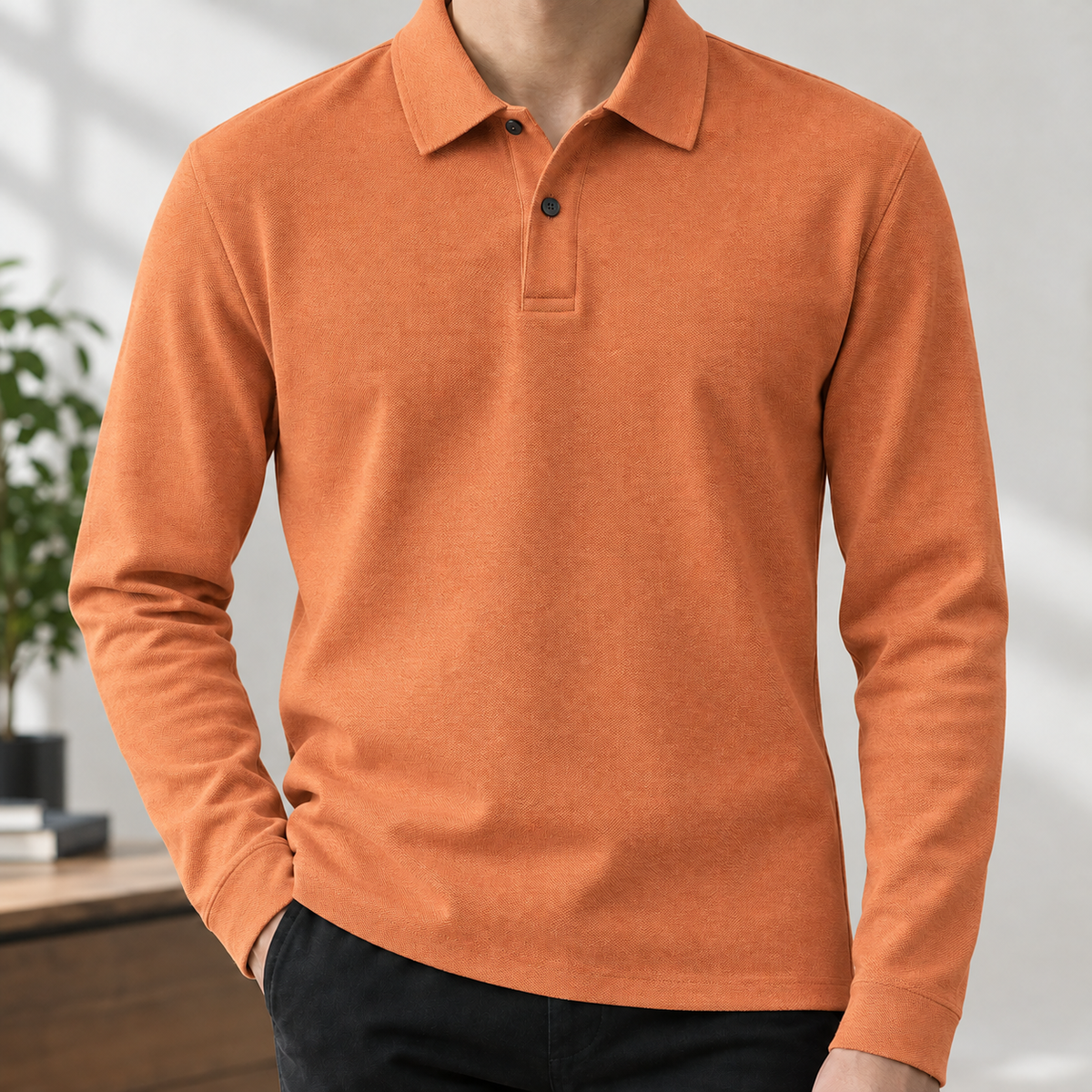Cerne Cotton Polo - Orange