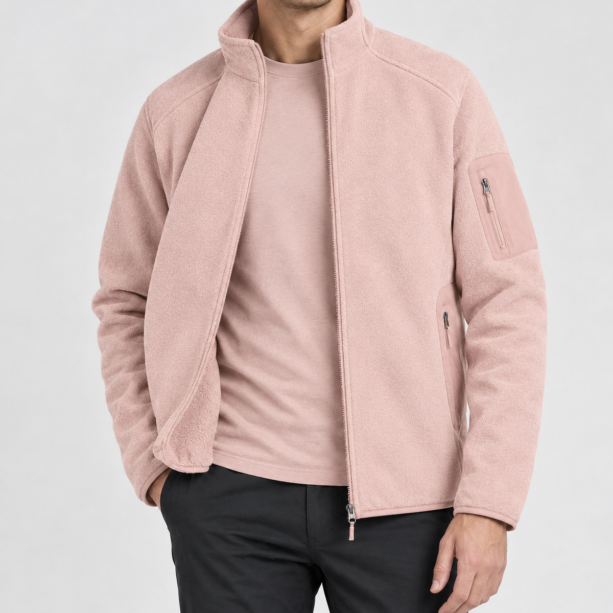 Tynehead Fleece Jacket - Mineral Powder
