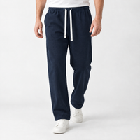 Wenlock Relaxed Pants - Navy Blue