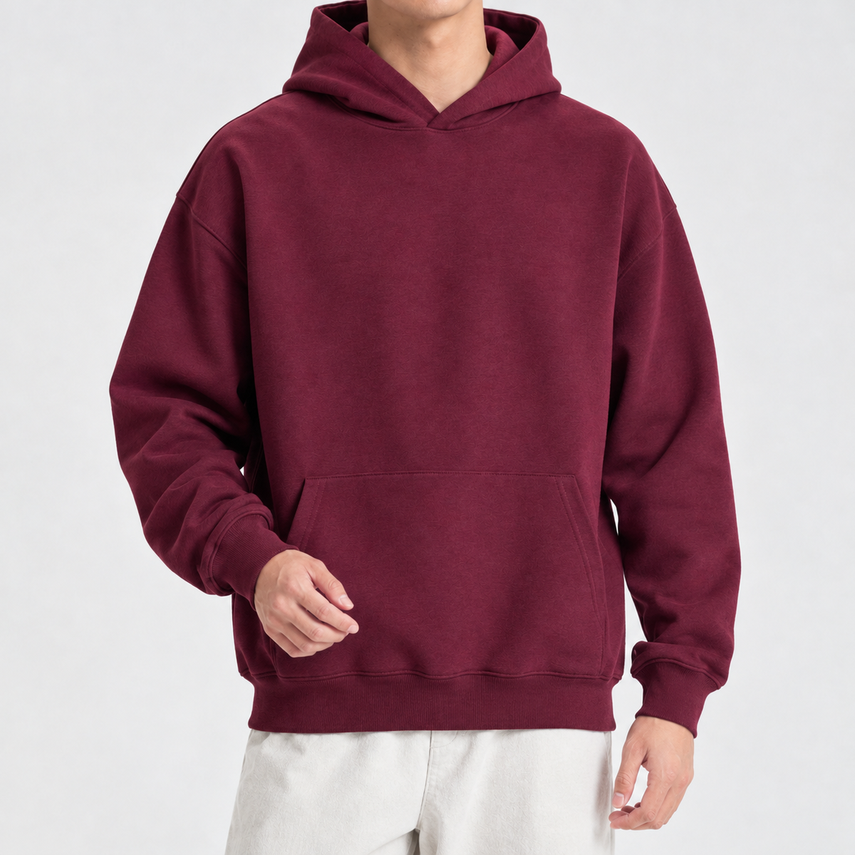 Alwinton Oversized Hoodie - Wine Red