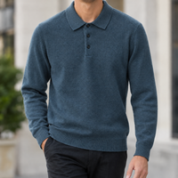 Branxton Polo Collar Sweater - Night Orchid
