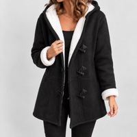 Netherdale Hooded Duffle Coat - Black