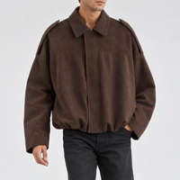 Dorian Suede Jacket - Chocolate Brown
