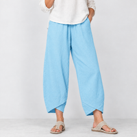 Lavenham Tulip Hem Pants - Sky Blue