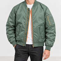Trevorgans Bomber Jacket - Light Green