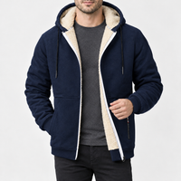 Beanley Cashmere Jacket - Navy Blue